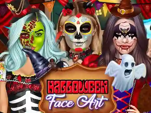 שפּיל Kylie Jenner Halloween Face Art אָנליין