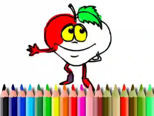 שפּיל Back To School: Fruits Coloring אָנליין