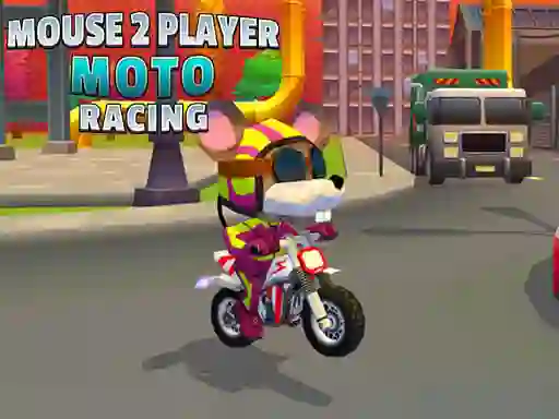 שפּיל Mouse 2 Player Moto Racing אָנליין
