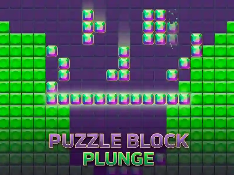 שפּיל Puzzle Block Plunge אָנליין
