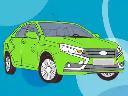 שפּיל Russian Cars Coloring Book אָנליין