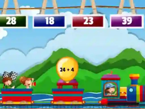 שפּיל Math Train Addition אָנליין