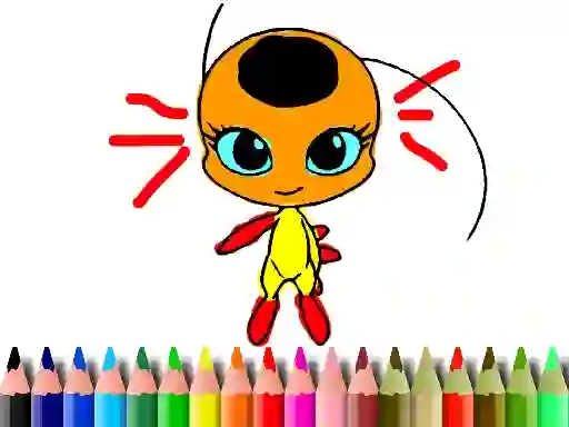 שפּיל Back To School: Dotted Girl Coloring אָנליין