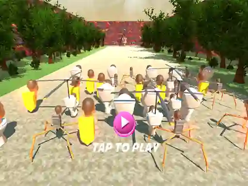 שפּיל SQUID TOILET 3D אָנליין