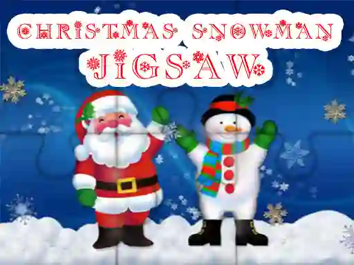 שפּיל Christmas Snowman Jigsaw Puzzle אָנליין