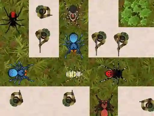 שפּיל Spider Tower Defense אָנליין