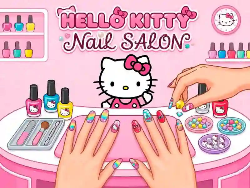 שפּיל Hello Kitty Nail Salon אָנליין