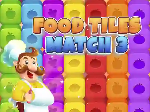 שפּיל Food Tiles Match 3 אָנליין