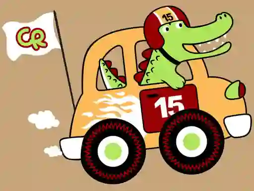 שפּיל Fast Racing Cars Coloring אָנליין