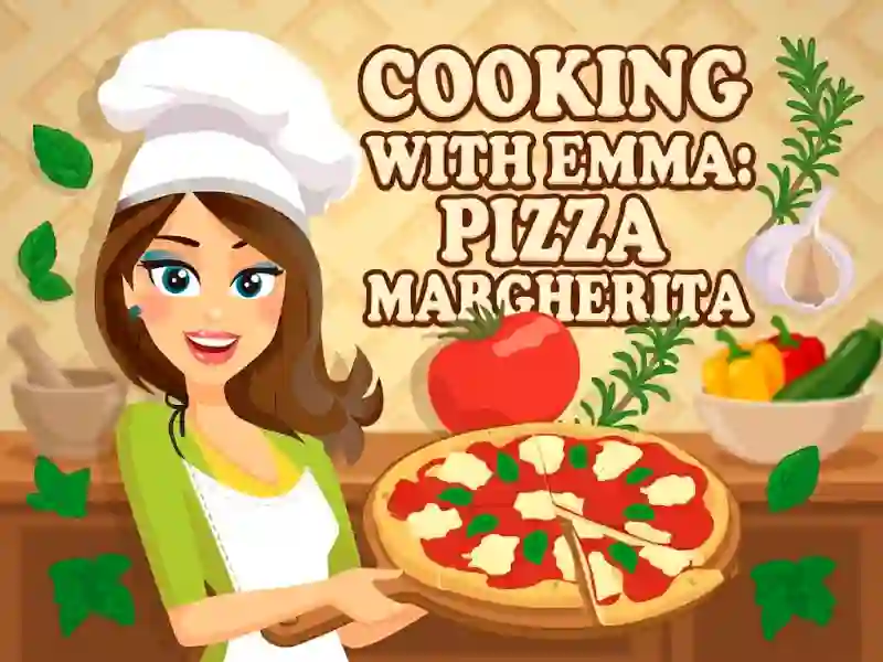 שפּיל Cooking with Emma Pizza Margherita אָנליין