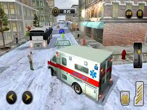 שפּיל Modern city ambulance simulator אָנליין