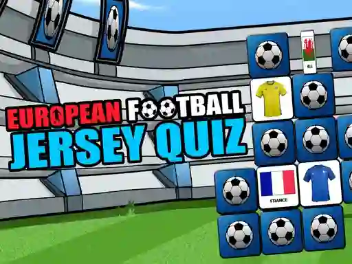 שפּיל European Football Jersey Quiz אָנליין