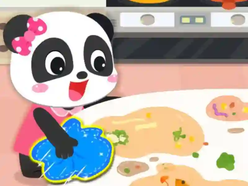 שפּיל Baby Panda Cleanup אָנליין