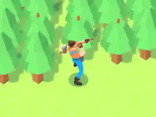 שפּיל Idle Lumberjack 3D אָנליין