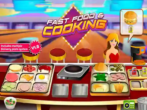 שפּיל Fast Food & Cooking אָנליין
