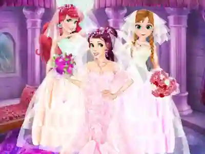שפּיל Princess Belle Ball Dress Up אָנליין