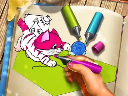 שפּיל Pets Coloring Book אָנליין