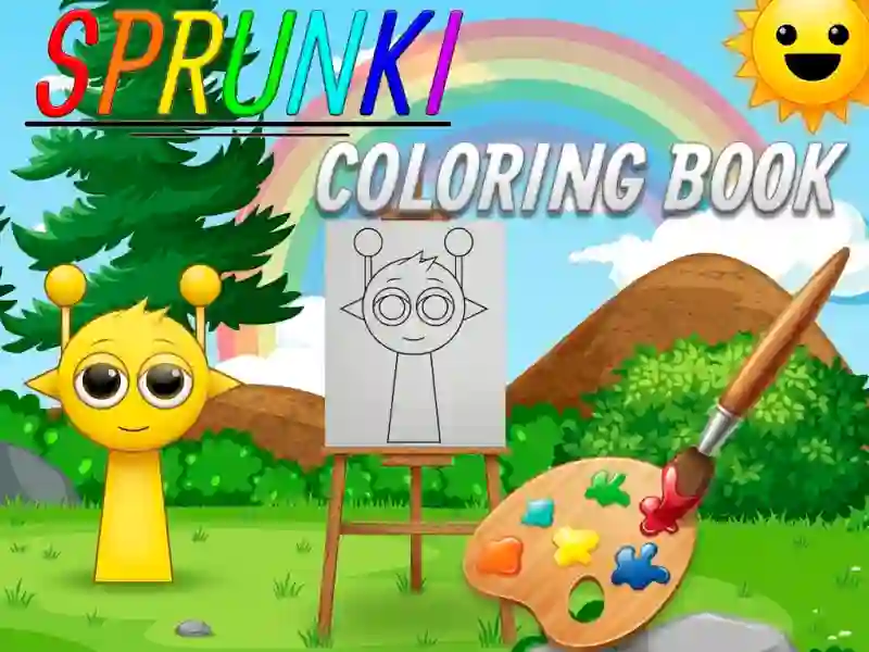 שפּיל Sprunki Coloring Book אָנליין