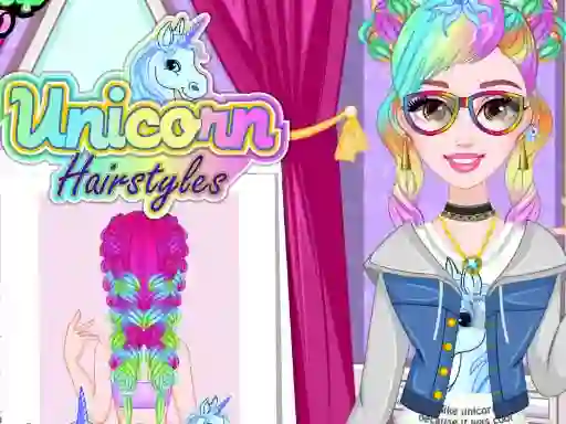 שפּיל Unicorn Hairstyles אָנליין