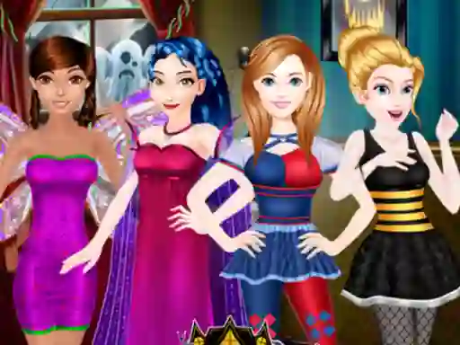 שפּיל Royal Halloween Party Dress Up אָנליין