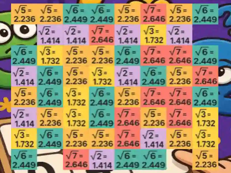 שפּיל Tricky Square Roots אָנליין