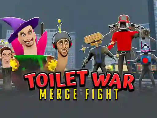 שפּיל Toilet War: Merge Skibidi אָנליין
