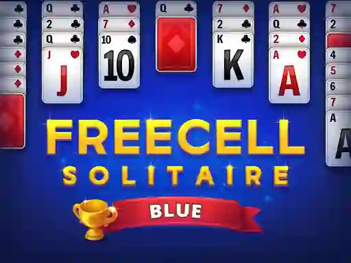 שפּיל Freecell Solitaire Blue אָנליין