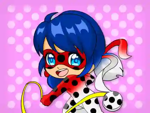 שפּיל Chibi Dottedgirl Coloring Book אָנליין