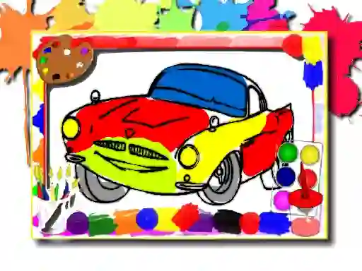 שפּיל Racing Cars Coloring Book אָנליין