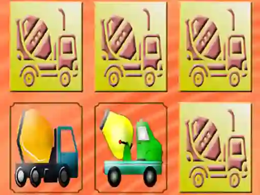 שפּיל Mixer Trucks Memory אָנליין