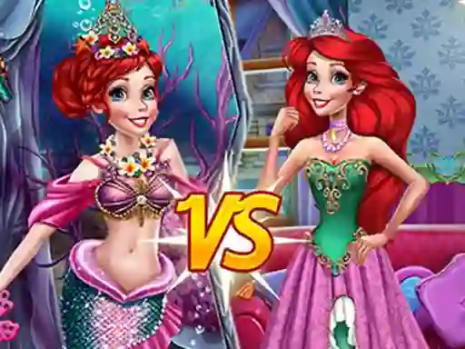 שפּיל Mermaid vs Princess אָנליין