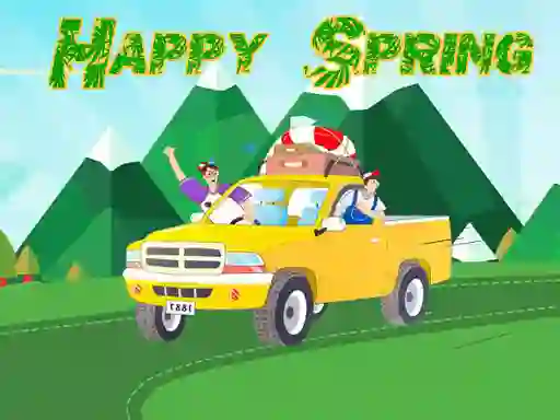 שפּיל Happy Spring Jigsaw Puzzle אָנליין
