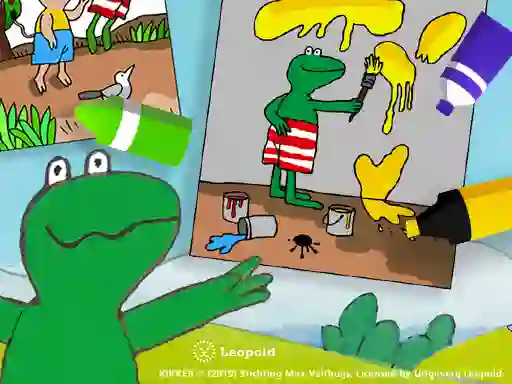 שפּיל Coloring Kikker אָנליין