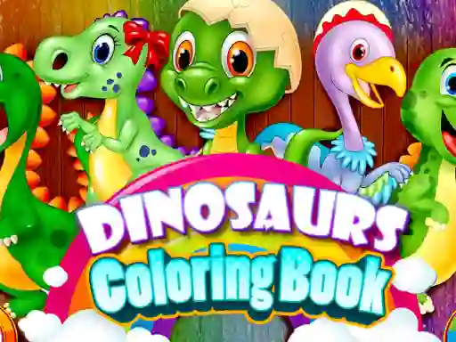 שפּיל Dinosaurs Coloring Book אָנליין