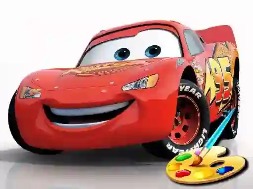 שפּיל Disney Cars Coloring Book אָנליין