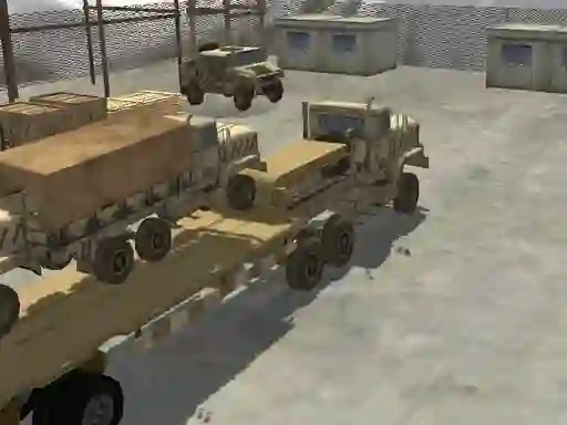 שפּיל Transport Army vehicle truck driving אָנליין