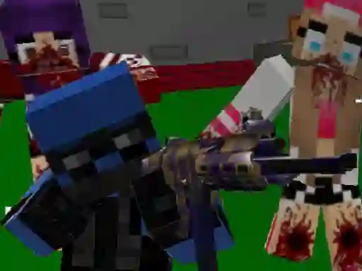 שפּיל Blocky Combat Special Forces: Zombie Apocalypse אָנליין