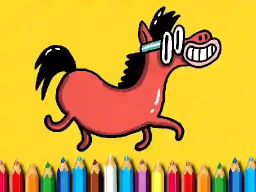 שפּיל Back To School: Pony Coloring Book אָנליין