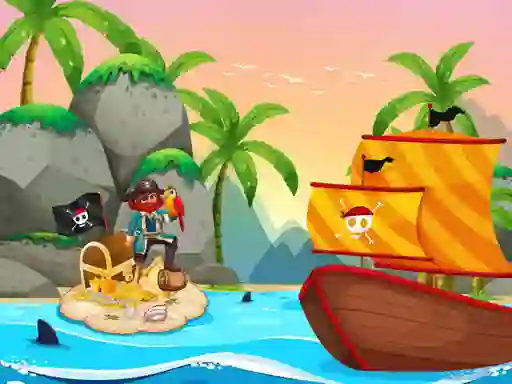 שפּיל Pirate Travel Coloring אָנליין