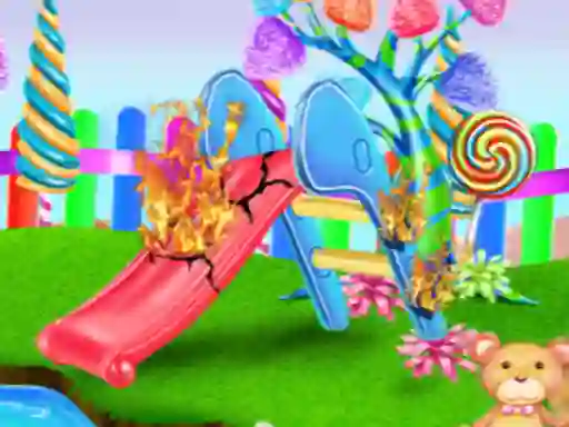 שפּיל Candy Garden Cleaning אָנליין