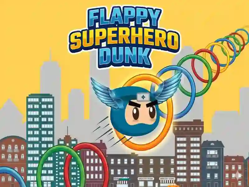 שפּיל Flappy Superhero Dunk אָנליין