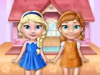 שפּיל Ellie And Annie Doll House אָנליין