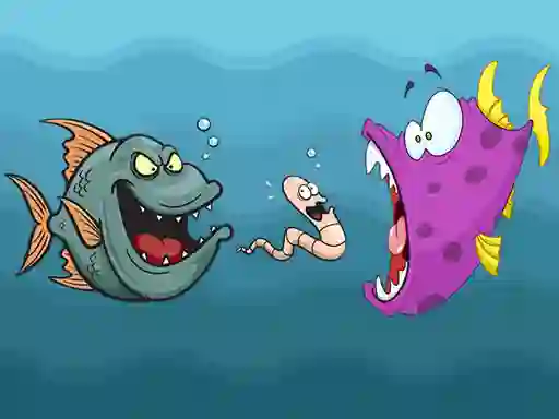 שפּיל Angry Fish Coloring אָנליין