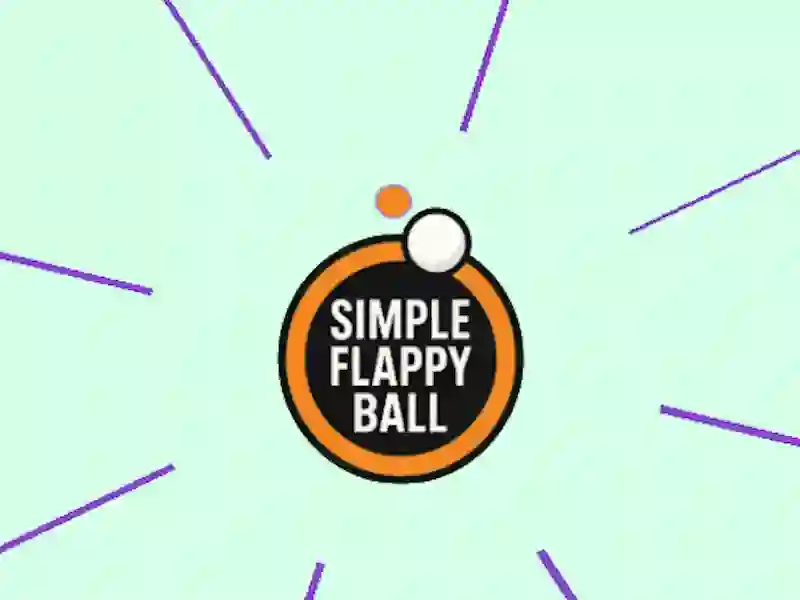 שפּיל Simple Flappy Ball אָנליין