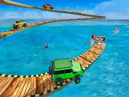 שפּיל Impossible Tracks Jeep Stunts Driving אָנליין