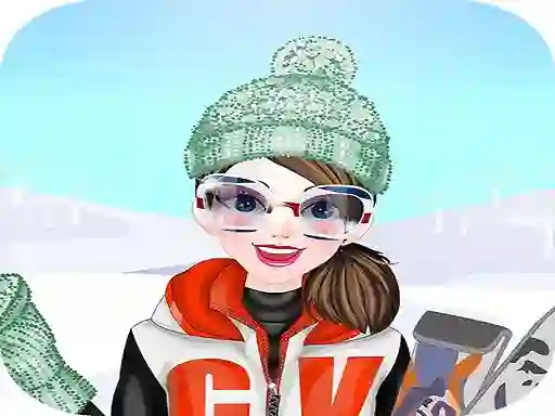 שפּיל Happy Ski Dressup אָנליין