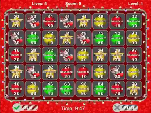 שפּיל Christmas Number Crunch Rounding אָנליין