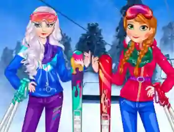שפּיל Princesses At Ski אָנליין