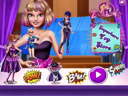 שפּיל Superhero Toy Shop אָנליין