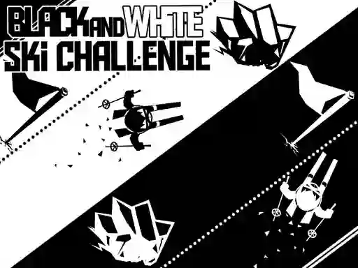 שפּיל Black and White Ski Challenge אָנליין